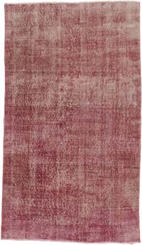 Over-dyed Vintage Hand-Knotted Turkish Rug - 3' 9" x 6' 6" (45" x 78")