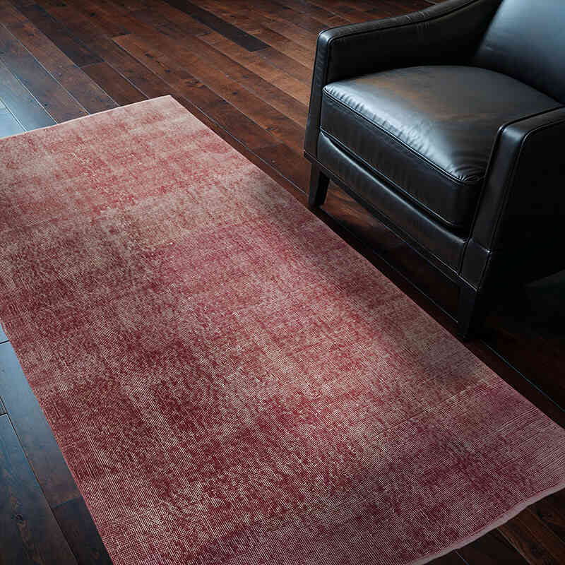 Alfombra Turca Vintage Sobre-teñida - 115 cm x 198 cm - K0068974