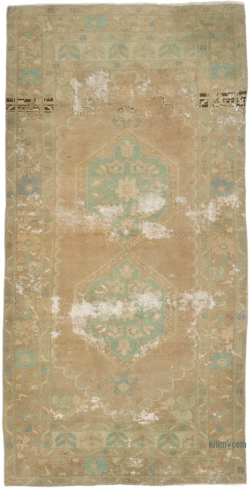 Vintage Turkish Hand-Knotted Rug - 4'  x 7' 11" (48" x 95") - K0068975