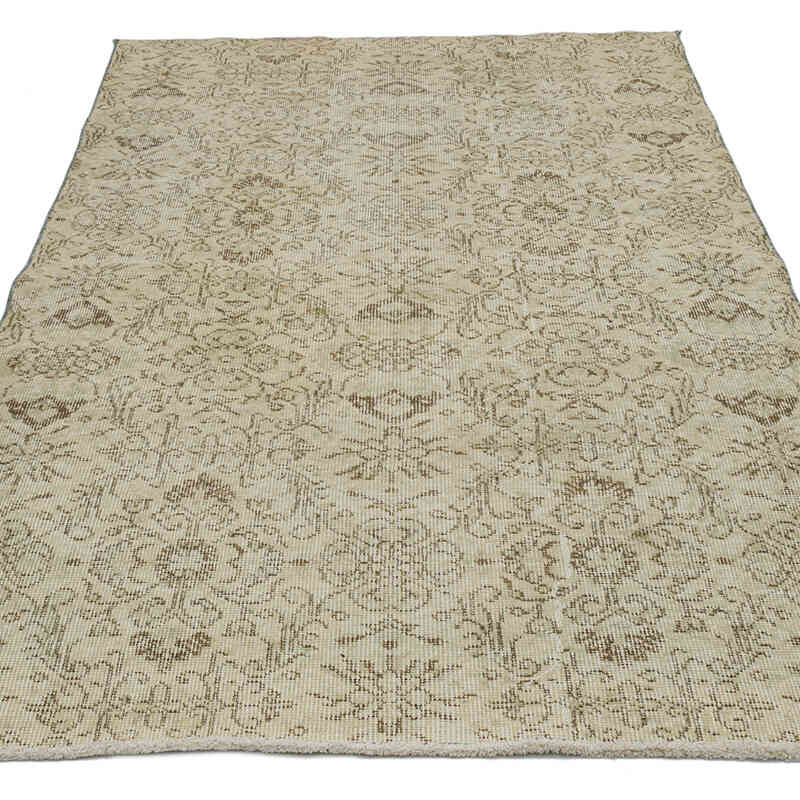 El Dokuma Vintage Halı - 115 cm x 207 cm - K0068976