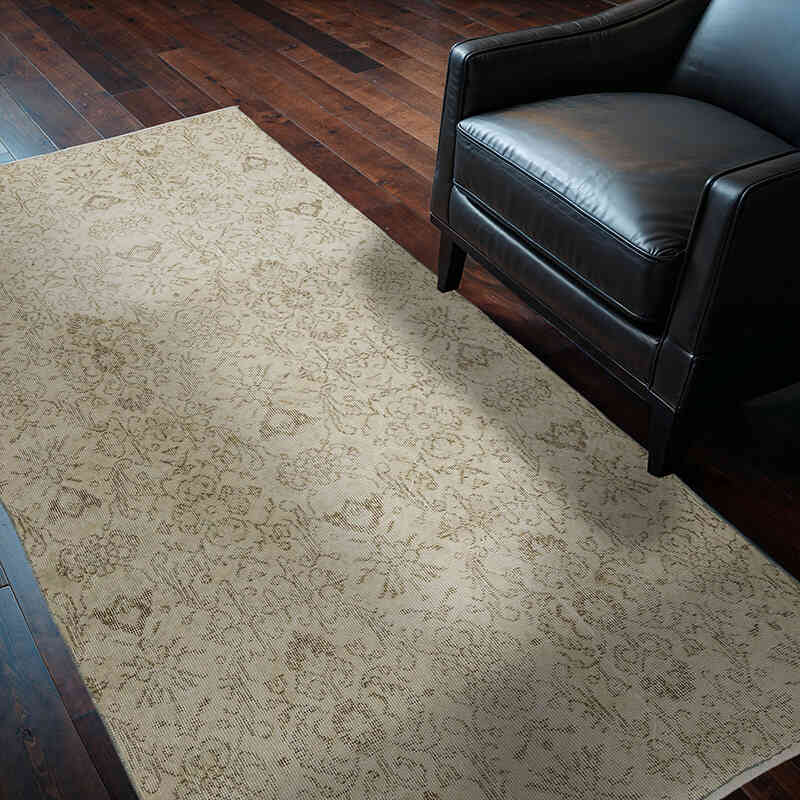 El Dokuma Vintage Halı - 115 cm x 207 cm - K0068976