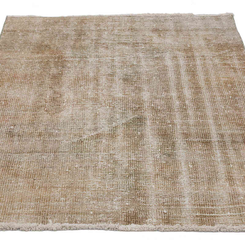 El Dokuma Vintage Halı - 98 cm x 124 cm - K0068979