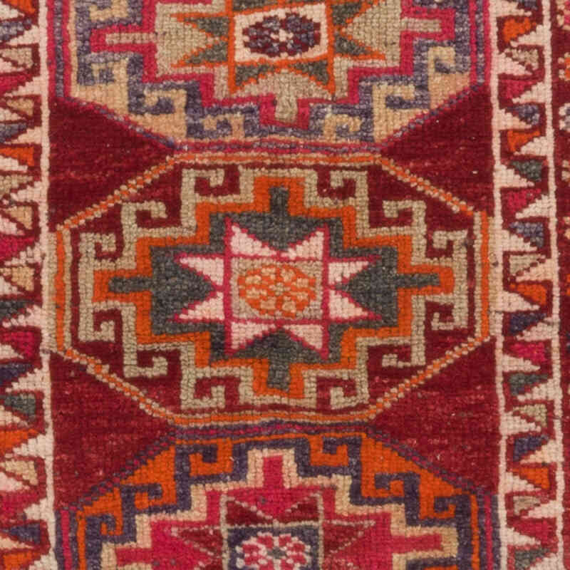 Vintage Tribal Runner Rug - 2' 11" x 11' 1" (35" x 133") - K0068981