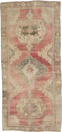 El Dokuma Vintage Hali - 150 cm x 324 cm