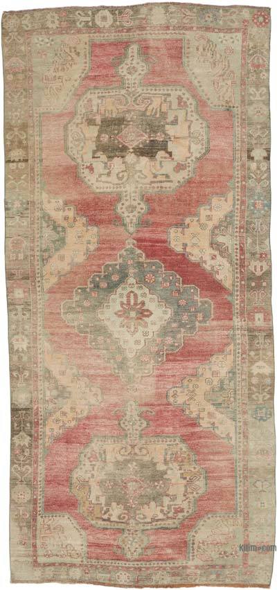 Alfombra Vintage Turca Anudada a Mano - 150 cm x 324 cm