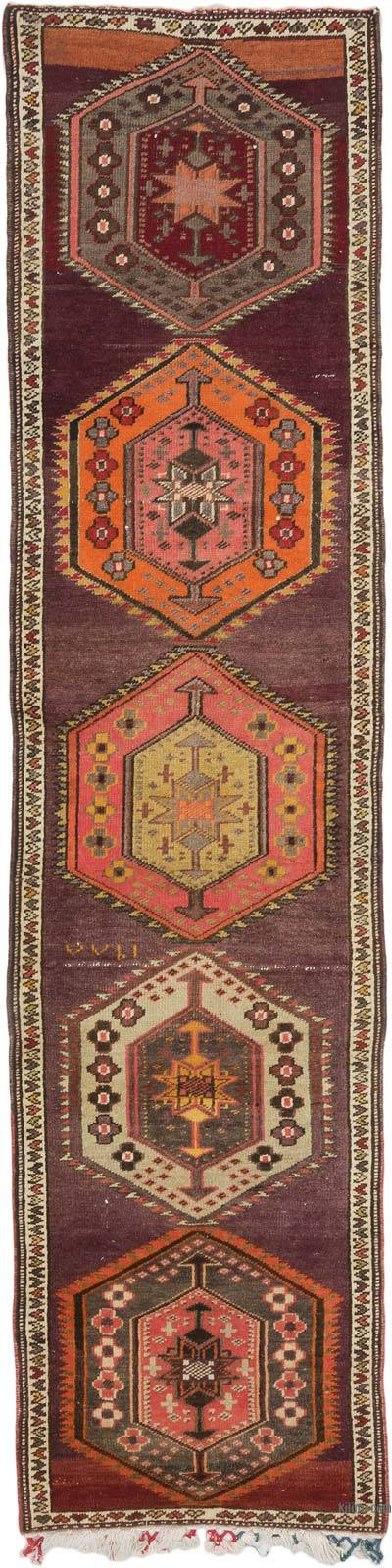 Vintage Tribal Runner Rug - 2' 9" x 11' 2" (33" x 134")