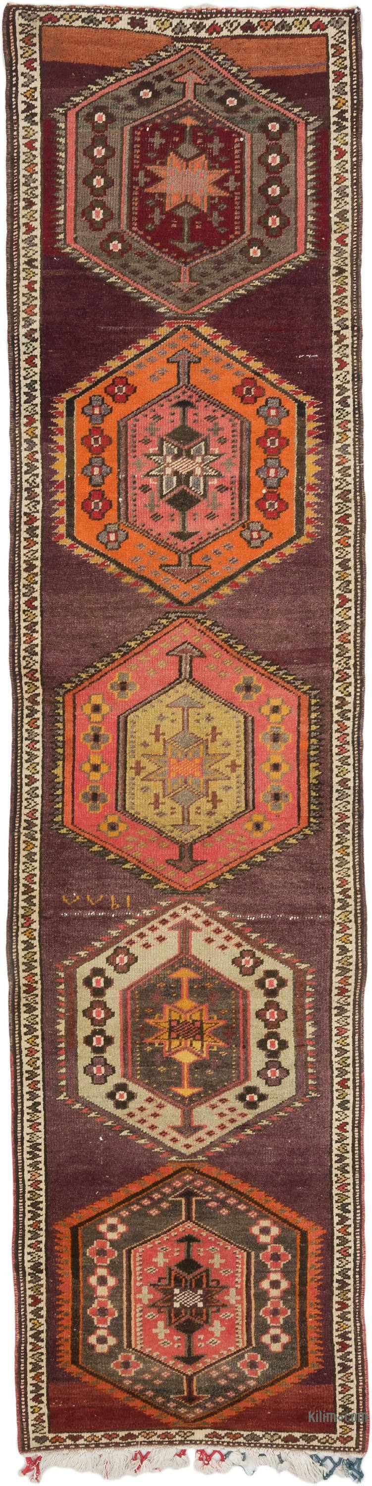 Vintage Anadolu Yolluk - 84 cm x 341 cm - K0069011