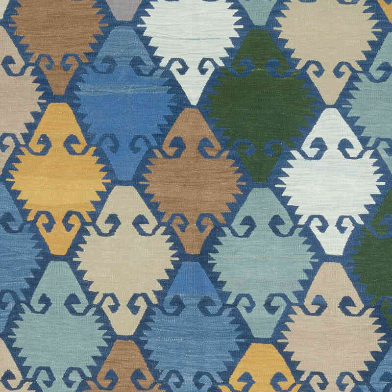 New Handwoven Turkish Kilim Rug - 8' 2" x 11' 5" (98" x 137") - K0069014