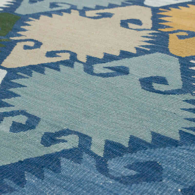 New Handwoven Turkish Kilim Rug - 8' 2" x 11' 5" (98" x 137") - K0069014