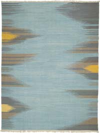 New Handwoven Turkish Kilim Rug - 9'  x 11' 11" (108" x 143")