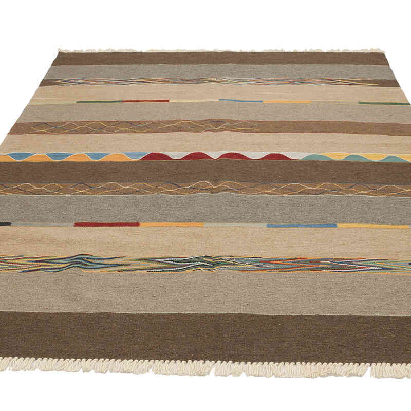 Yeni Kök Boya El Dokuma Kilim - 154 cm x 215 cm - K0069027