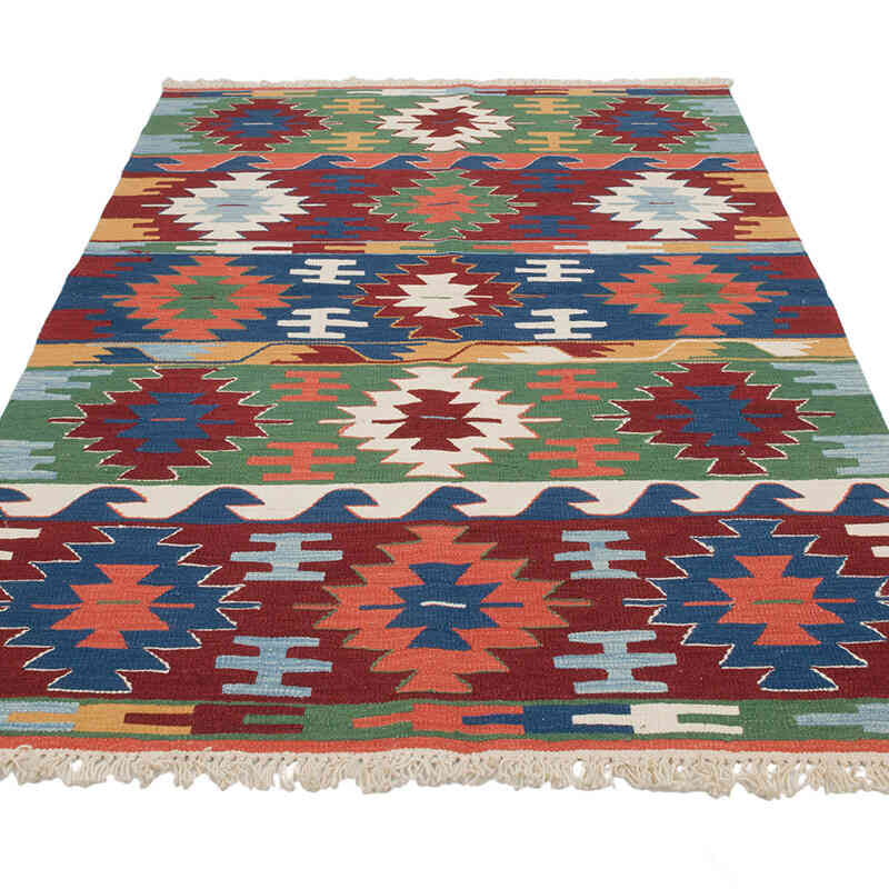 Yeni Kök Boya El Dokuma Kilim - 124 cm x 178 cm - K0069030