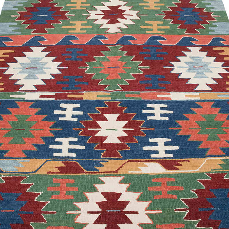Yeni Kök Boya El Dokuma Kilim - 124 cm x 178 cm - K0069030