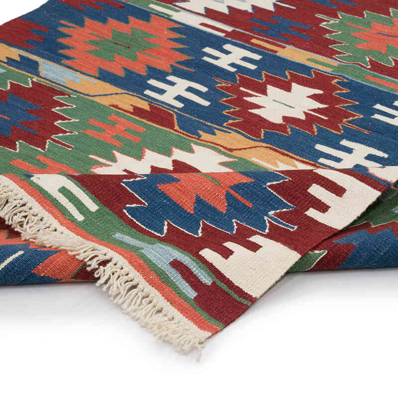 Yeni Kök Boya El Dokuma Kilim - 124 cm x 178 cm - K0069030