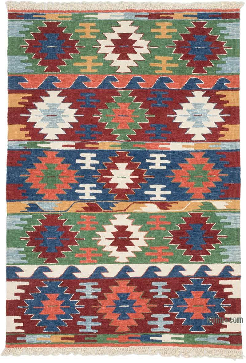 Yeni Kök Boya El Dokuma Kilim - 124 cm x 178 cm - K0069030