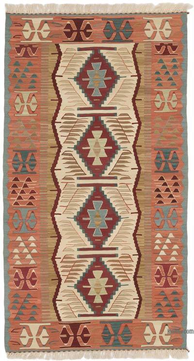 New Handwoven Turkish Kilim Rug - 3' 3" x 6'  (39" x 72")