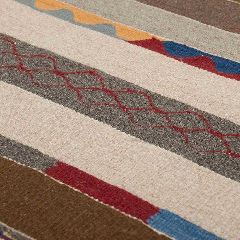 New Handwoven Turkish Kilim Rug - 2' 11" x 4' 3" (35" x 51") - K0069044