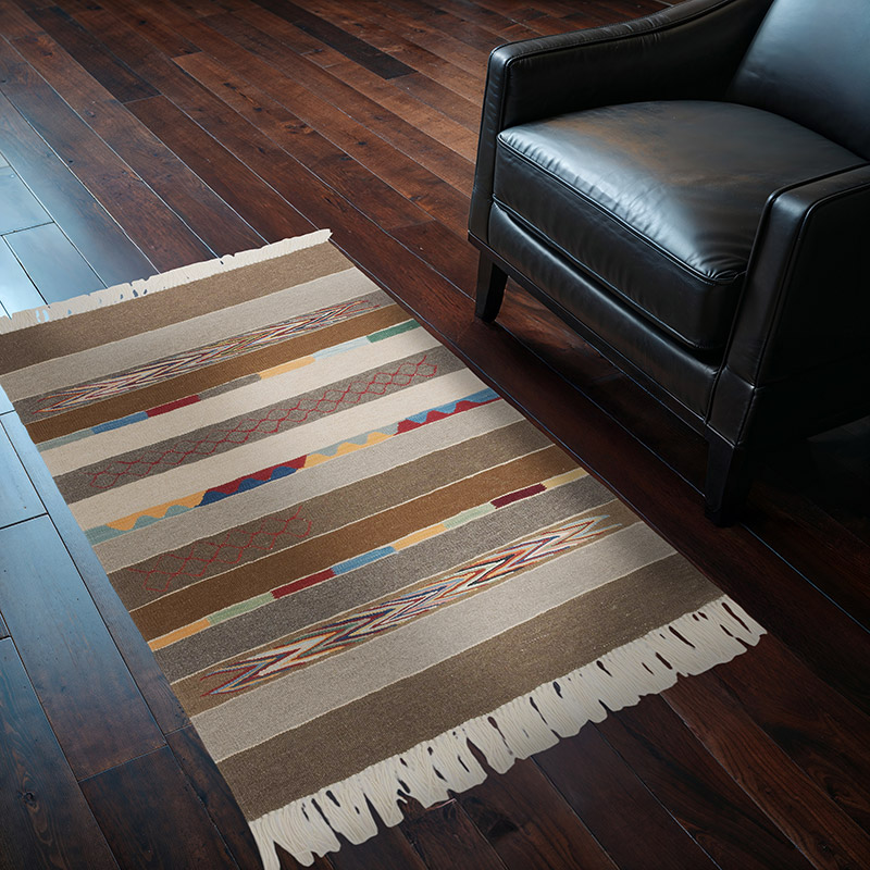 New Handwoven Turkish Kilim Rug - 2' 11" x 4' 3" (35" x 51") - K0069044