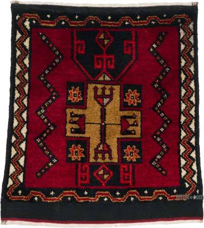 Vintage Turkish Hand-Knotted Rug - 2' 2" x 2' 4" (26" x 28")