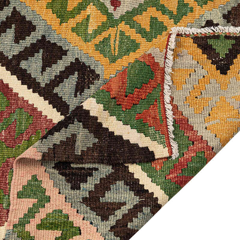 Vintage Antalya Kilim Rug - 5' 7" x 10' 8" (67" x 128") - K0069055