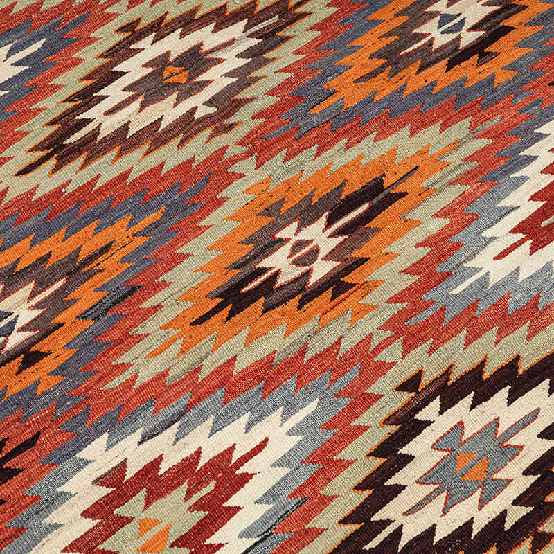 Vintage Afyon Kilim Rug - 4' 10" x 10' 5" (58" x 125") - K0069061