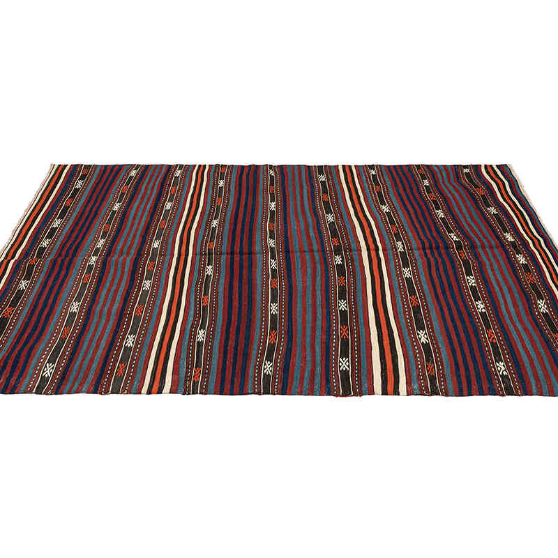 Vintage Balikesir Kilim Rug - 4' 2" x 6' 6" (50" x 78") - K0069062