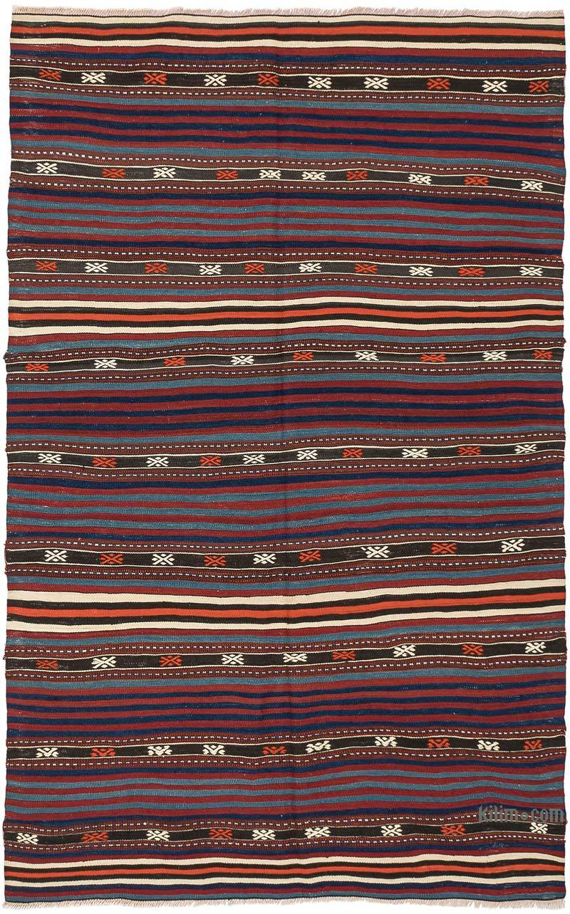 Vintage Balikesir Kilim Rug - 4' 2" x 6' 6" (50" x 78") - K0069062