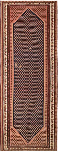 Vintage Sine Kilimi - 158 cm x 415 cm