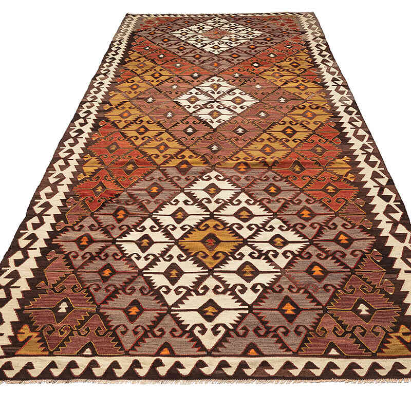 Vintage Sivrihisar Kilimi - 158 cm x 355 cm - K0069065