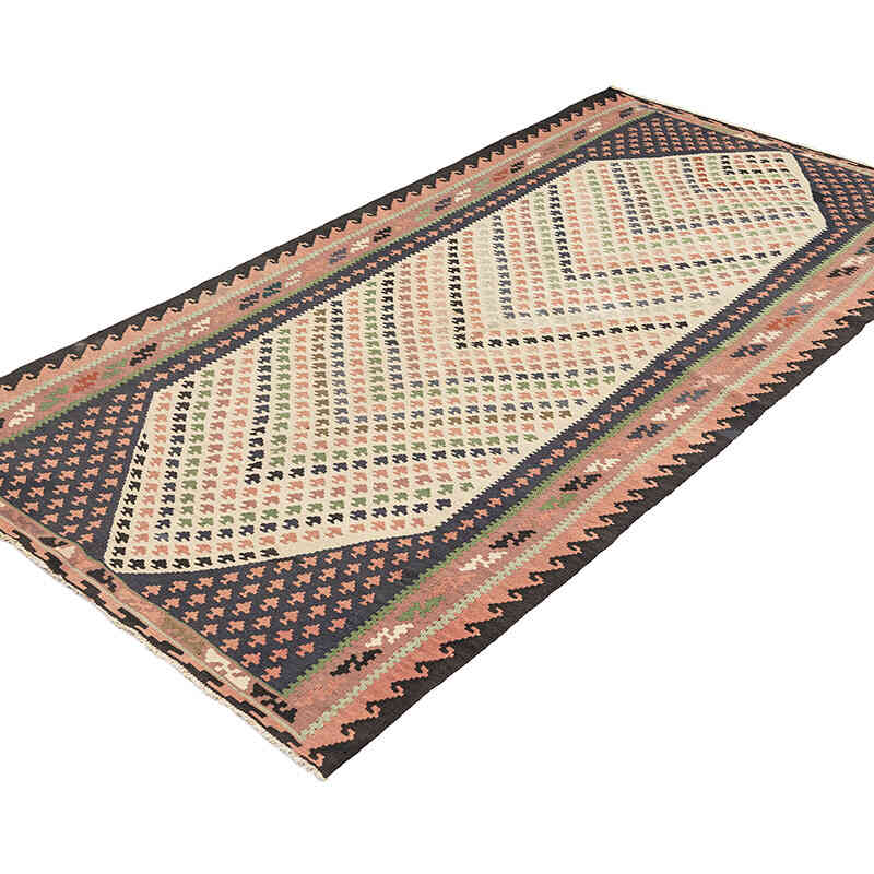 Vintage Sine Kilimi - 102 cm x 200 cm - K0069069