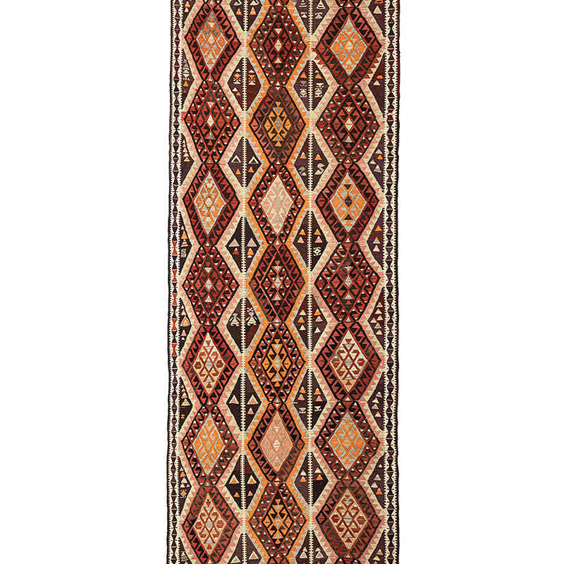 Alfombra Kars Kilim Vintage - 130 cm x 420 cm - K0069076