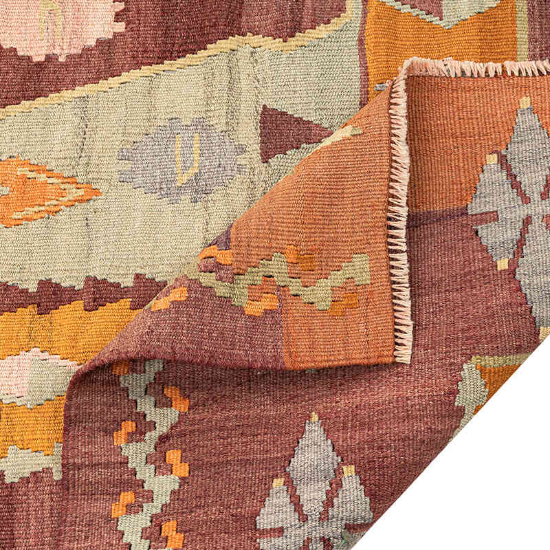 Vintage Ordu Kilim Rug - 5' 11" x 6' 7" (71" x 79") - K0069079