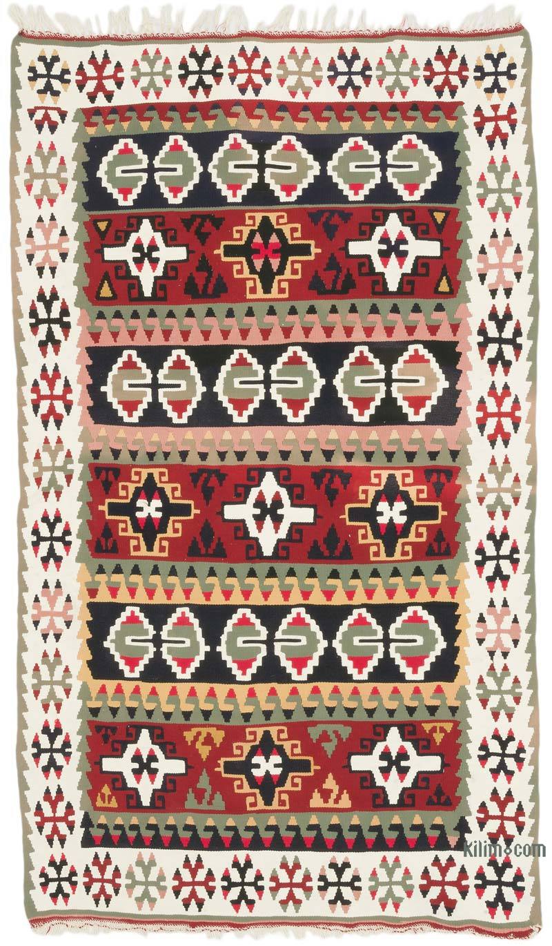 Alfombra Vintage Kilim Turca - 102 cm x 178 cm - K0069353