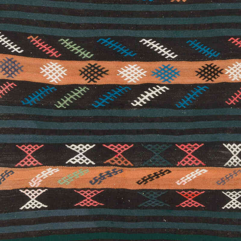 Vintage Turkish Kilim Runner - 3' 7" x 10' 8" (43" x 128") - K0069355