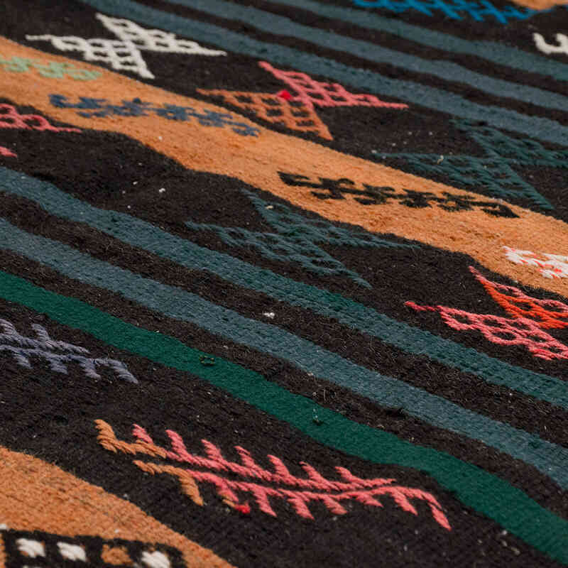 Vintage Turkish Kilim Runner - 3' 7" x 10' 8" (43" x 128") - K0069355