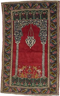 El Dokuma Vintage Halı - 127 cm x 208 cm