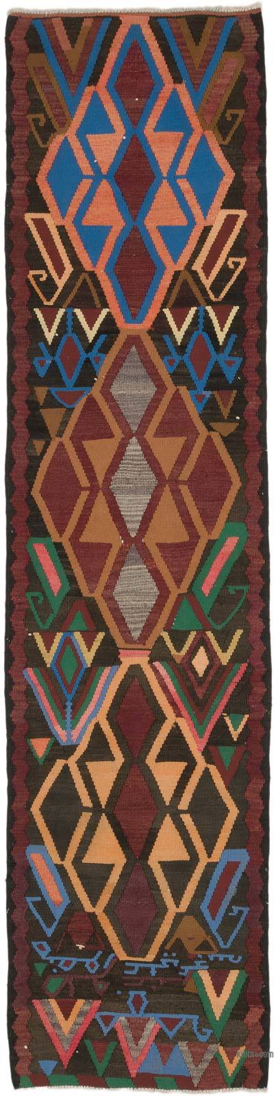 Vintage Herki Kilim Runner - 3'  x 12' 6" (36" x 150")