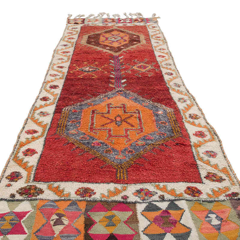 Vintage Tribal Runner Rug - 4'  x 10' 8" (48" x 128") - K0069361