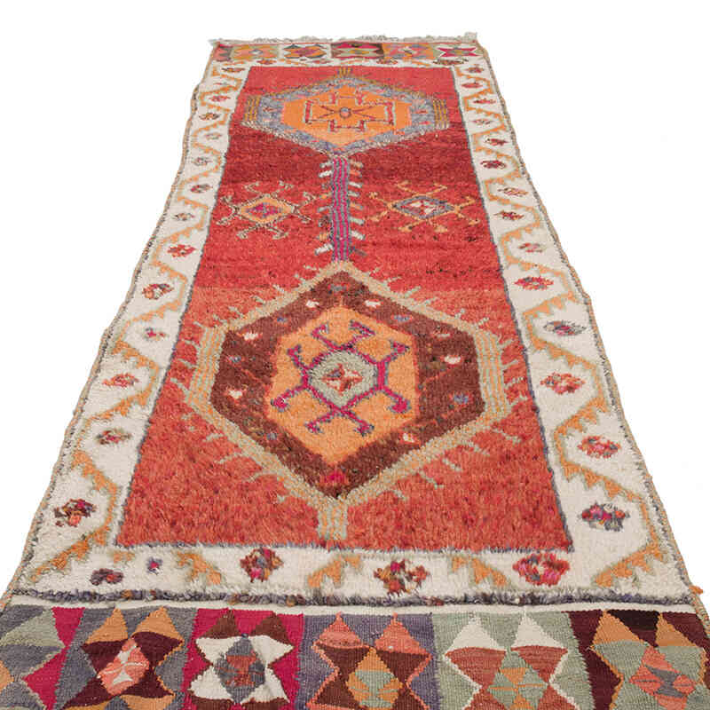 Vintage Tribal Runner Rug - 4'  x 10' 8" (48" x 128") - K0069361