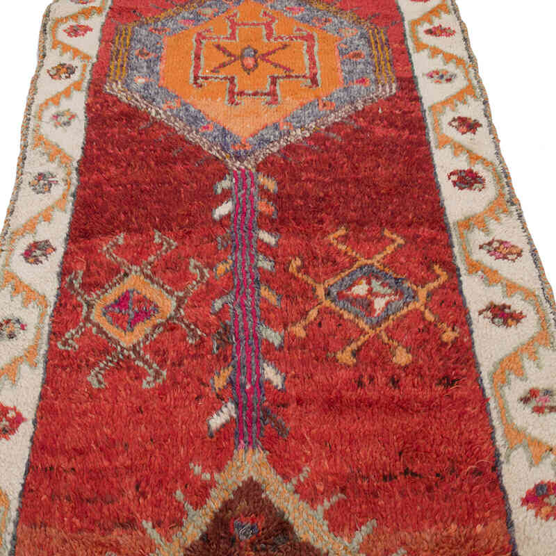 Vintage Tribal Runner Rug - 4'  x 10' 8" (48" x 128") - K0069361