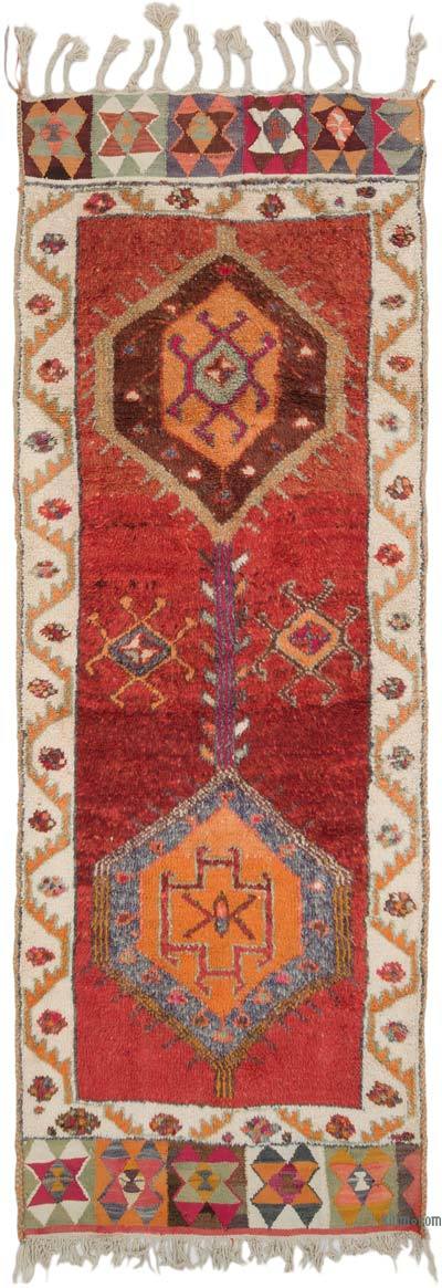 Vintage Tribal Runner Rug - 4'  x 10' 8" (48" x 128")
