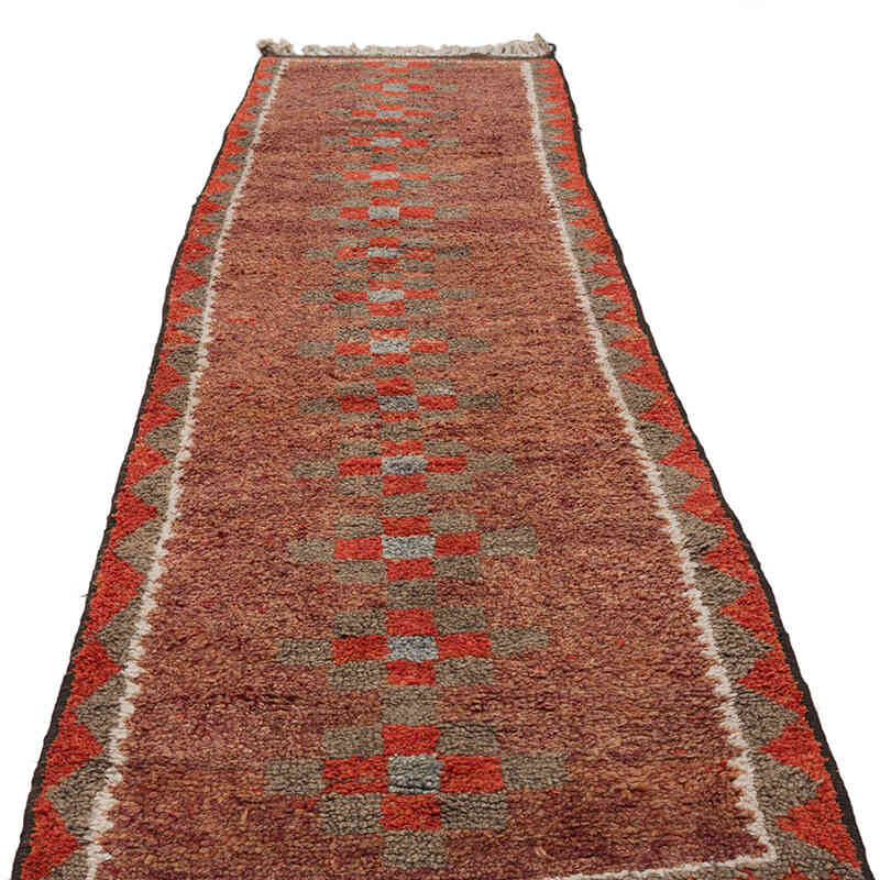 Vintage Tribal Runner Rug - 2' 11" x 11' 4" (35" x 136") - K0069366