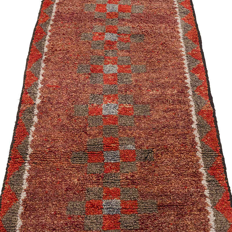 Vintage Tribal Runner Rug - 2' 11" x 11' 4" (35" x 136") - K0069366