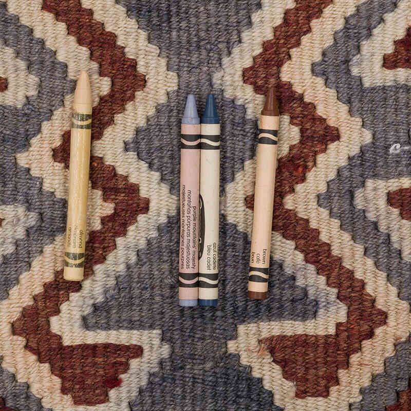 Vintage Tribal Kilim Runner - 2' 9" x 12' 5" (33" x 149") - K0069367