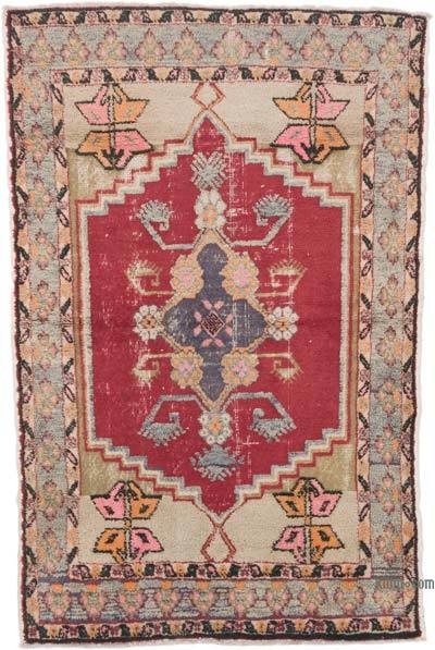 Vintage Turkish Hand-Knotted Rug - 3' 10" x 5' 9" (46" x 69")