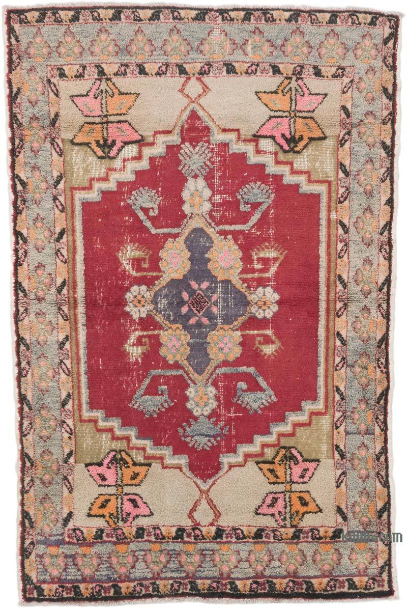 El Dokuma Vintage Halı - 116 cm x 176 cm - K0069368