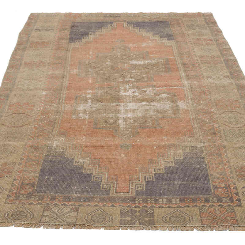 Vintage Turkish Hand-Knotted Rug - 3' 8" x 6'  (44" x 72") - K0069369