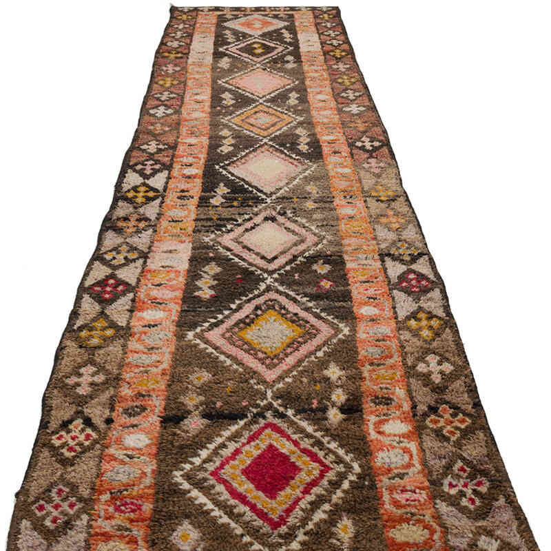 Alfombra Vintage de pasillo - 90 cm x 394 cm - K0069372