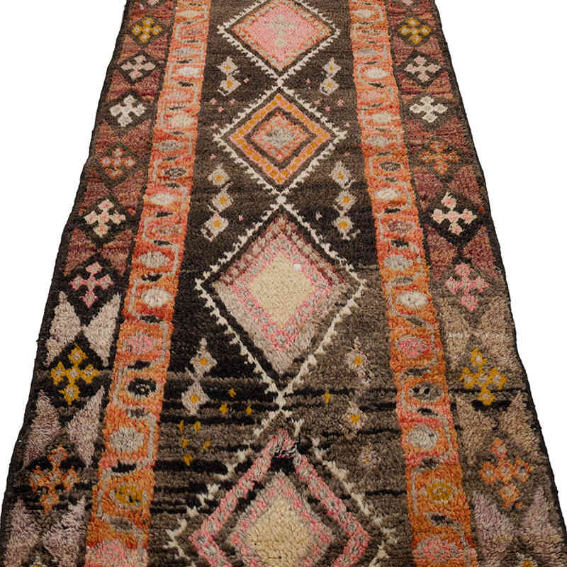 Alfombra Vintage de pasillo - 90 cm x 394 cm - K0069372