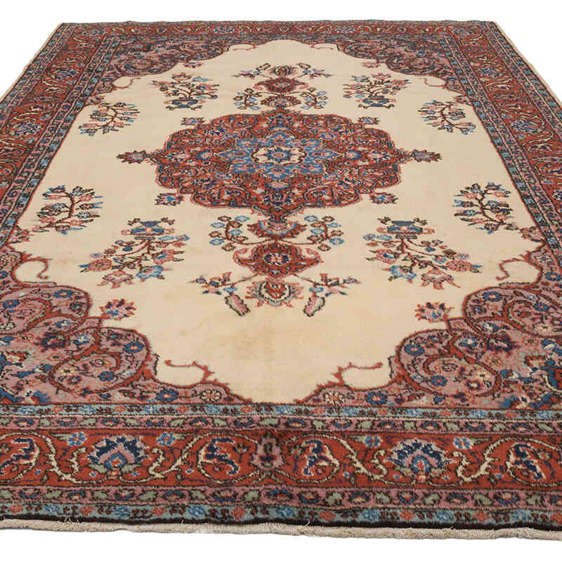 Vintage Turkish Hand-Knotted Rug - 6' 10" x 9' 7" (82" x 115") - K0069376